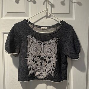 Owl crop top